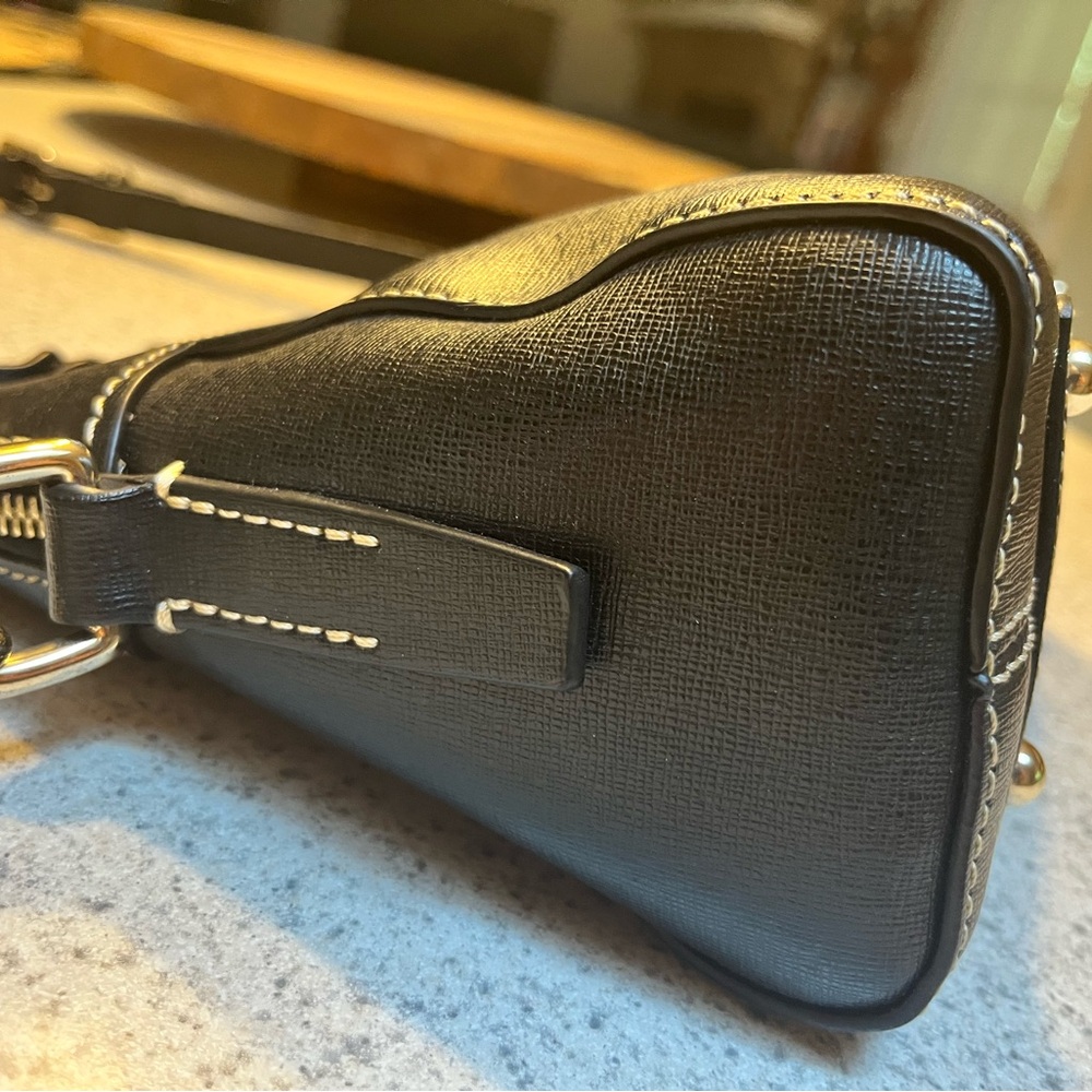 Dooney and Bourke Cameron NWOT shoulder bag. Black saffiano leather. - Picture 7 of 12